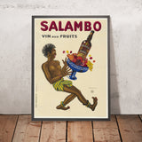 Salambo Vintage Fruit Wine Poster by Dransy, 1932