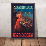 Atlantic City Travel Poster: America’s Great All Year Resort by Edward Mason Eggleston, 1910