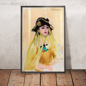 Ein gerahmtes Bild von Ancilla (Die Magd) von Henri Matisse, 1921
