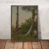 Trees in Jamaica, West Indies by Frederic Edwin Church, 1865
