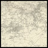 Carte ancienne personnalisée de Kingswinford 