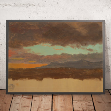 A framed image of 