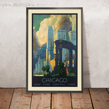 A framed image of 