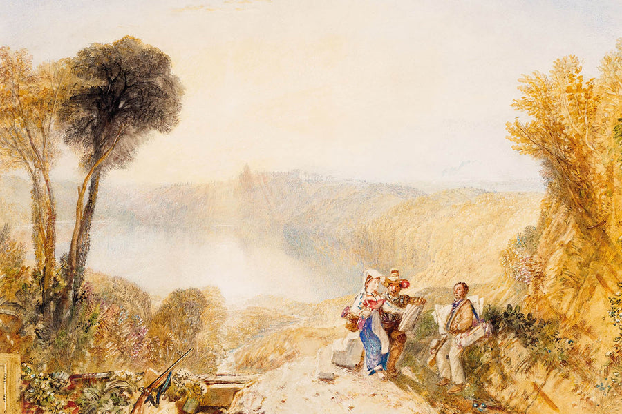 Lago Albano, Italia di Turner, 1794 