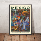 Poster di viaggio di Città del Messico: Xochimilco 