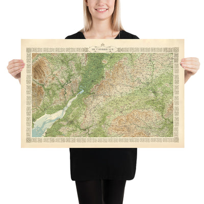 Old Map of The Cotswold Way by Bartholomew and The Unique Maps Co.