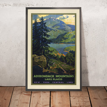 A framed image of 
