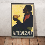Kaffee-Messmer Vintage Coffee Poster by Karl Hofer, 1900