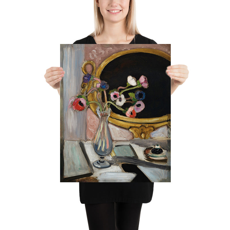 Anémones im schwarzen Spiegel (Anemones with a Black Mirror) von Henri Matisse, 1919 