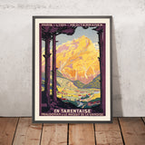 Tarentaise Travel Poster: Pralognan & the Vanoise Massif by Roger Soubie