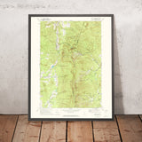 Old Map of Sugarbush, Vermont by USGS, 1971 – Mount Ellen, Waitsfield & Mad River Valley