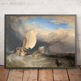 Bateaux de pêche avec des marchands négociant pour du poisson par Turner, 1837 