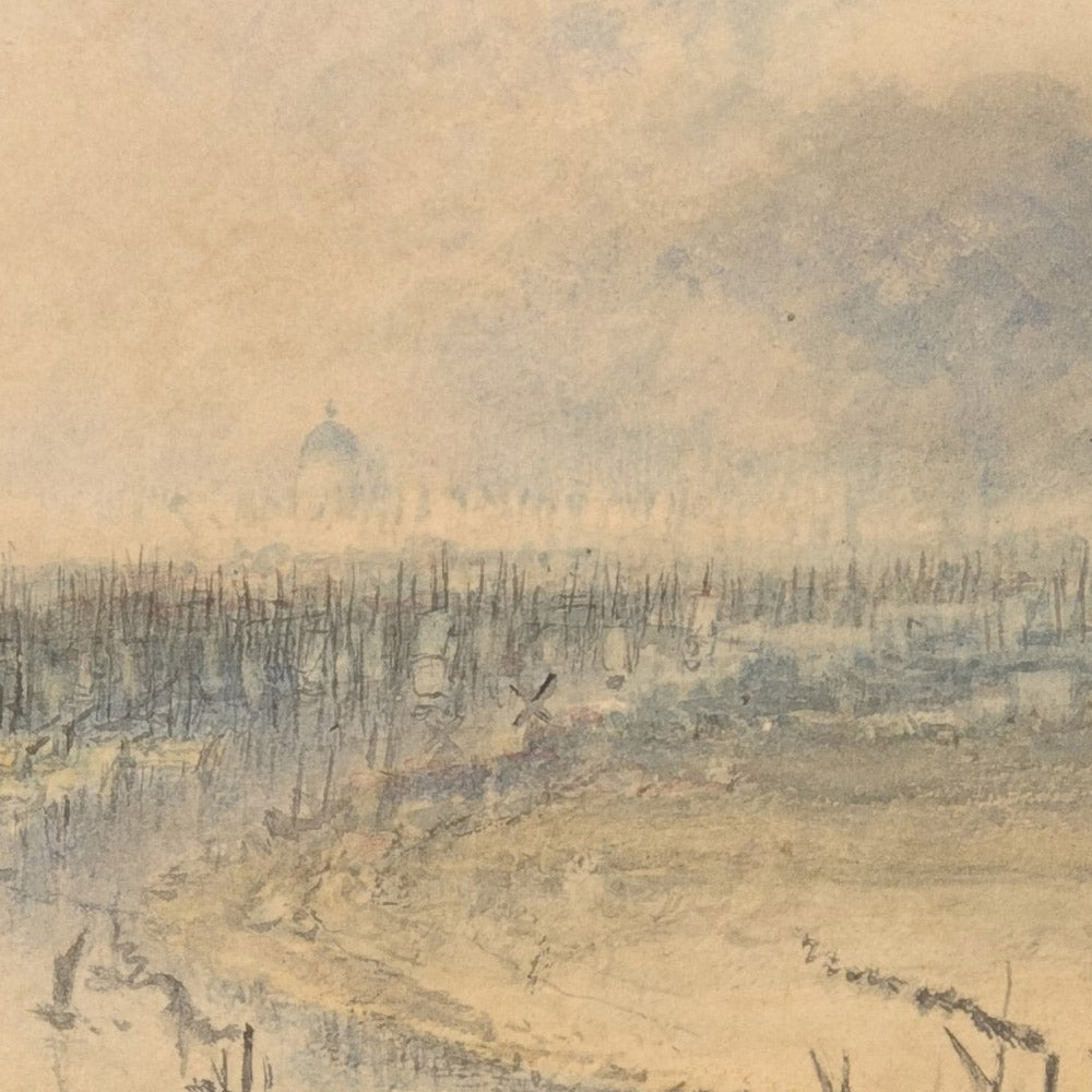 View of London from Greenwich by Turner, 1825