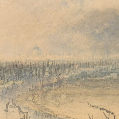 View of London from Greenwich by Turner, 1825