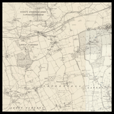Mapa antiguo personalizado de Harlow 