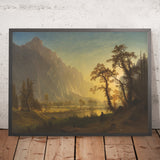 Sunrise, Yosemite Valley by Albert Bierstadt, 1870
