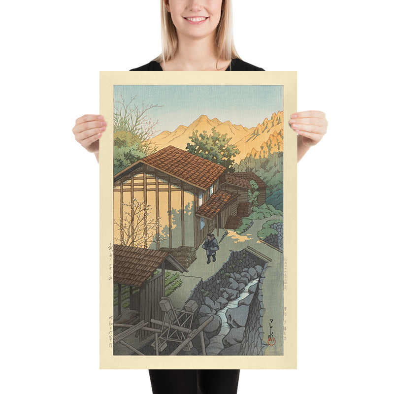 Nenoyama, Bushu by Hasui Kawase, 1941