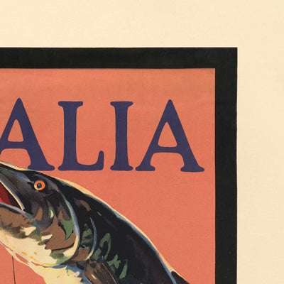 Great Barrier Reef Travel Poster: Great Barrier Coral Reef by James Northfield, 1930