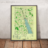 Old Map of Skaneateles, New York by USGS, 1949 – Skaneateles Lake & Spafford
