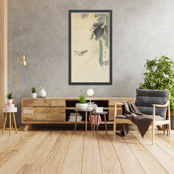 A framed image of 