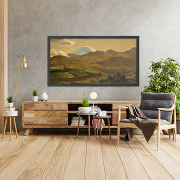 A framed image of 