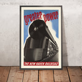 Affiche de voyage des États-Unis : Greater Power par Sascha Maurer 