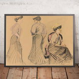 Studies of Girls I by August Macke, 1907