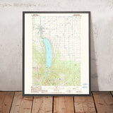 Map of Joseph, Oregon by USGS, 1990 – Wallowa Lake, Wallowa National Forest & Eagle Cap Wilderness