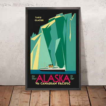 A framed image of 