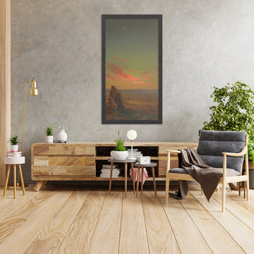 A framed image of 