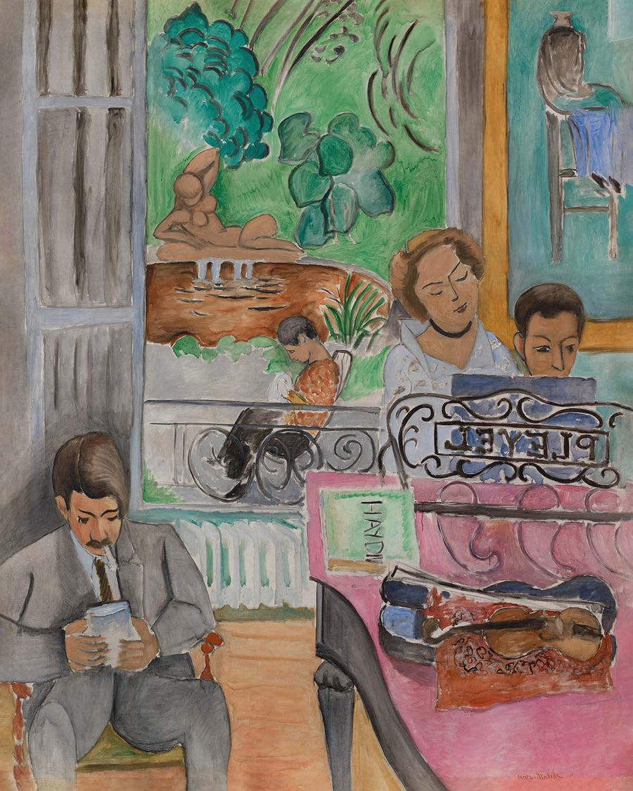 Die Musikstunde (The Music Lesson) von Henri Matisse, 1917 