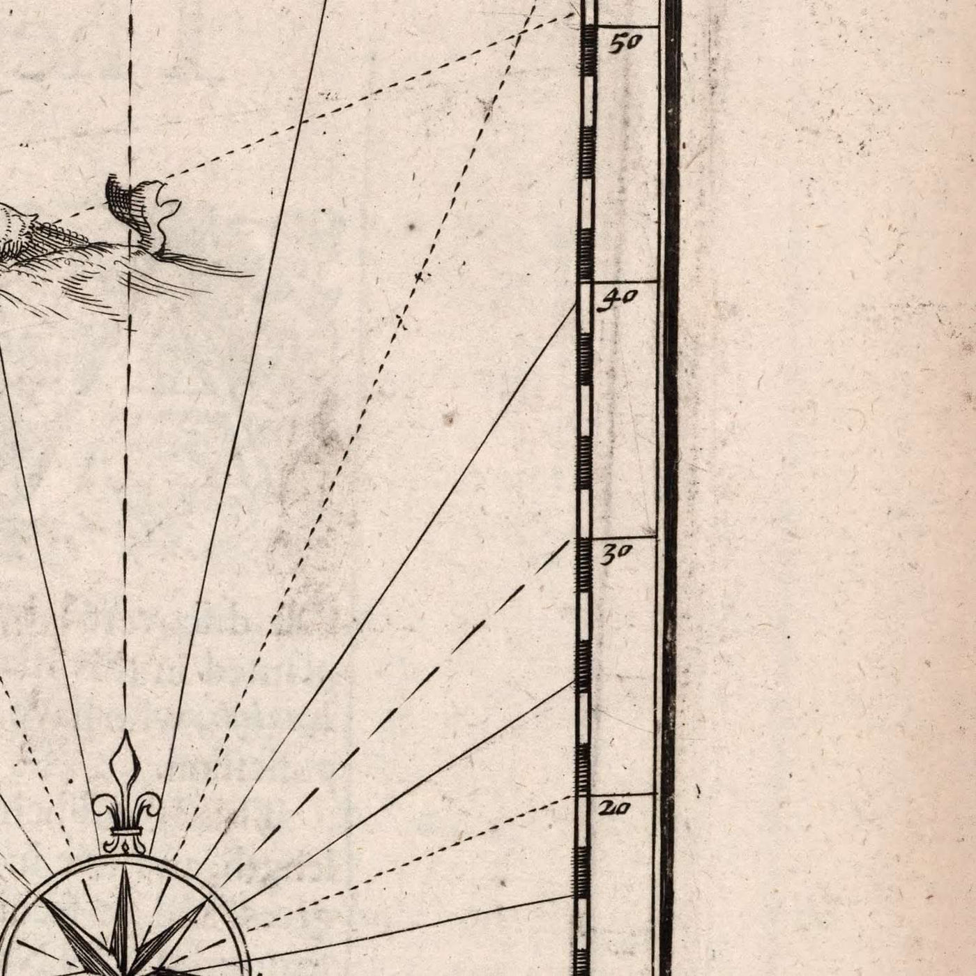 Old Map of Jamaica and Barbados by Speed, 1676: Port Royal, Bridgetown, Mountains, Ships