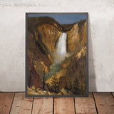Lower Falls of the Yellowstone by Albert Bierstadt, 1881