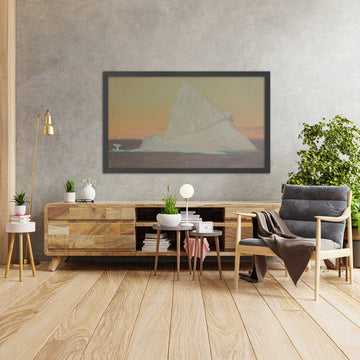 A framed image of 