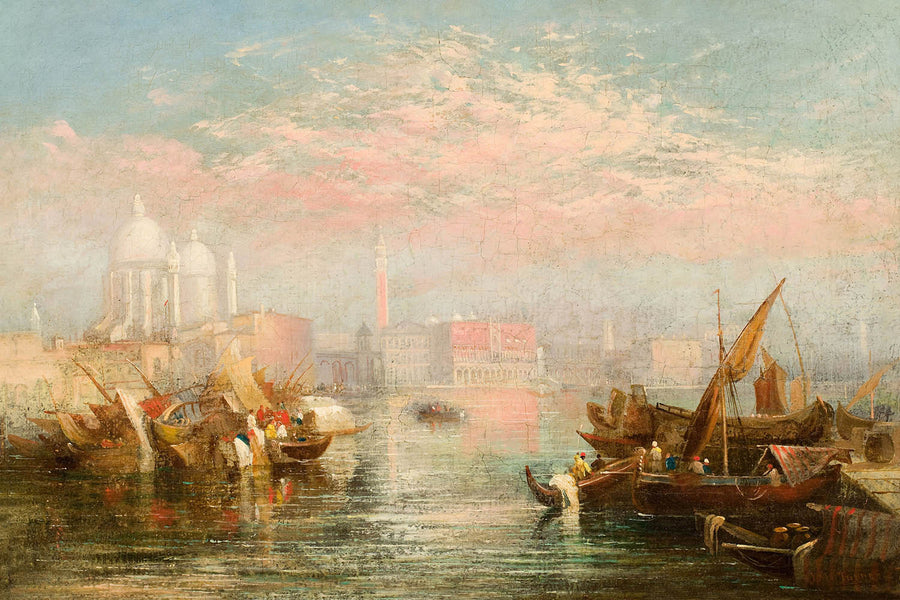 Paisaje marino de Venecia por Turner, 1800 