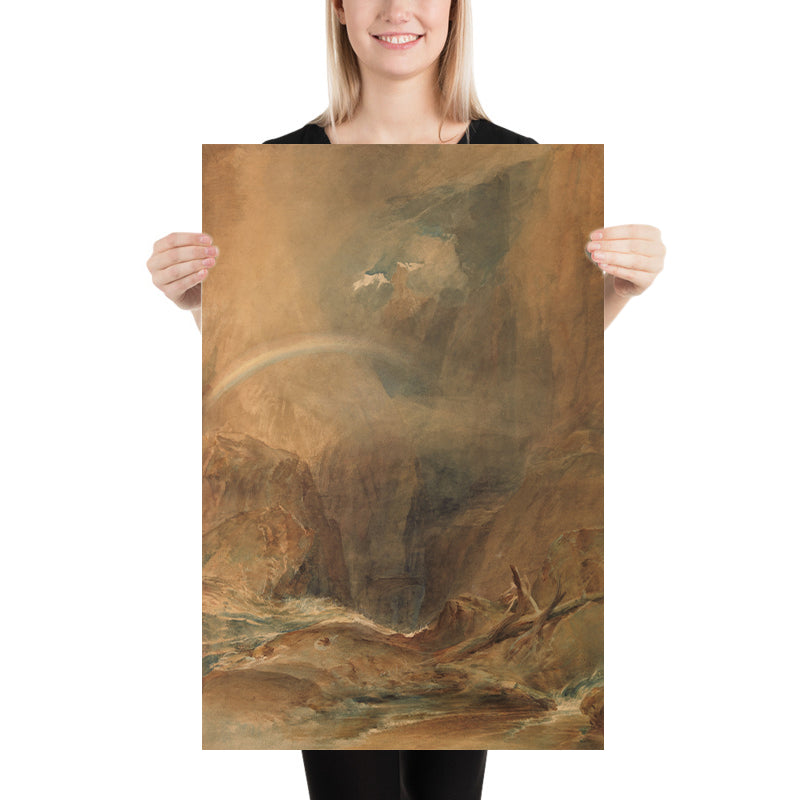 Ponte del Diavolo, Passo del San Gottardo di Turner, 1804 