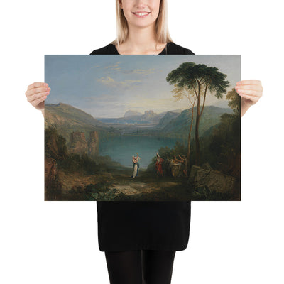 Lake Avernus: Aeneas and the Cumaean Sybil by Turner, 1814
