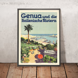 Reiseplakat Genua: Genua von Aurelio Craffonara, 1931 