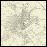 Carte ancienne personnalisée de Harrogate 