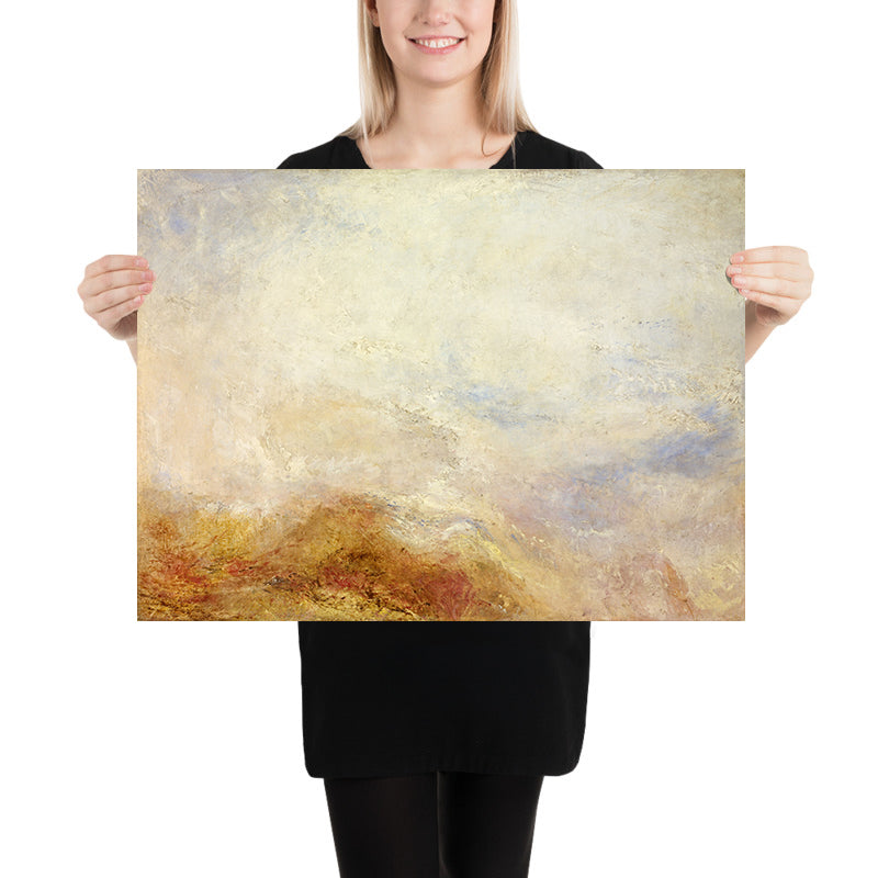 Una scena di montagna, Val d&