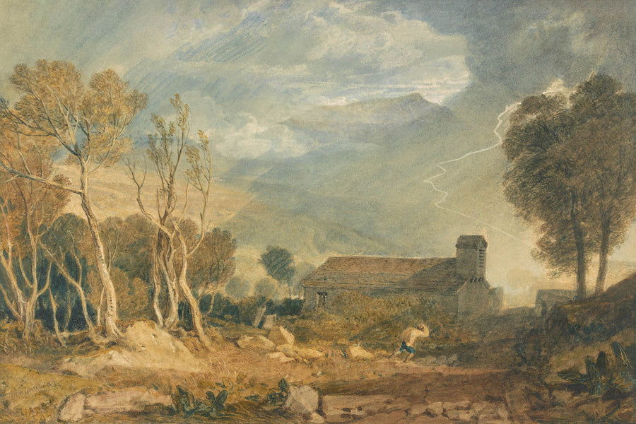 Ingleborough desde Chapel-Le-Dale por Turner, 1810 