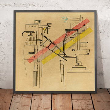 A framed image of 