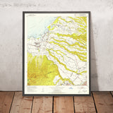 Old Map of Haleiwa, Hawaii by USGS, 1953 – Waialua, Mokuleia & Oahu North Shore