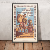Poster di viaggio di Parigi: Exposition Coloniale Internationale – Sezione del Madagascar di Razana Maniraka, 1931 