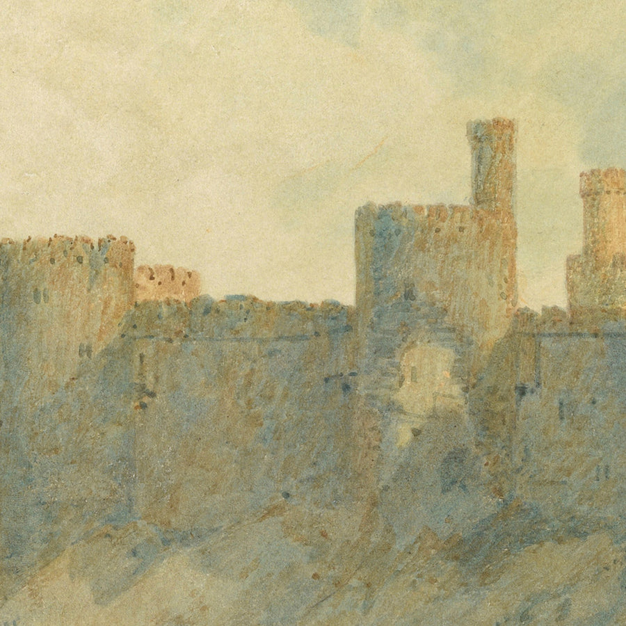 Castillo de Conway, Gales del Norte por Turner, 1798 