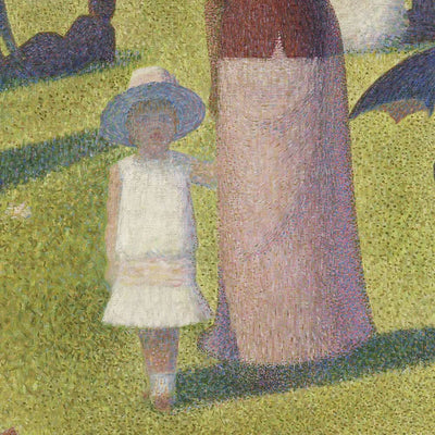 A Sunday Afternoon on the Island of La Grande Jatte by Seurat, 1884