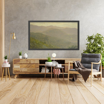 A framed image of 