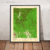 Old Map of Broken Bow, Oklahoma by USGS, 1959 – Ouachita National Forest, Mountain Fork & Kiamichi Rivers