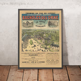Bagnoles-de-l’Orne Travel Poster: La Suisse en Normandie by Imp. Camis, 1892
