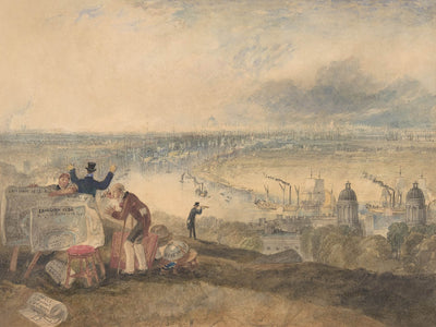 View of London from Greenwich by Turner, 1825